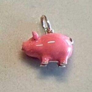 Pink Pig Charm